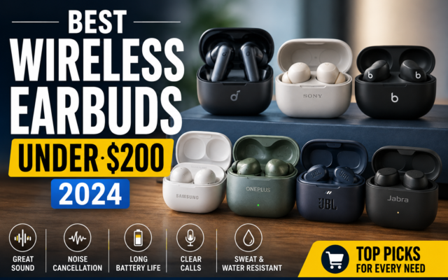 Best Wireless Earbuds Under 200 Dollars 2024: Best Picks for you