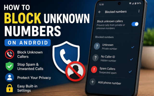 How to block unknown numbers Android: Easy Guide