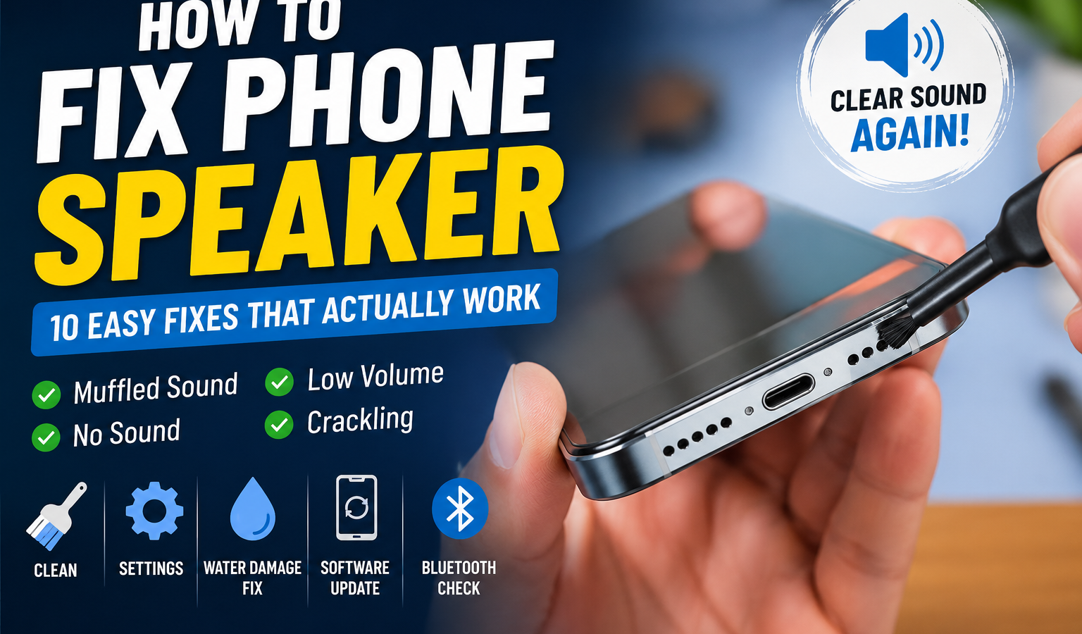 How to Fix Phone Speaker