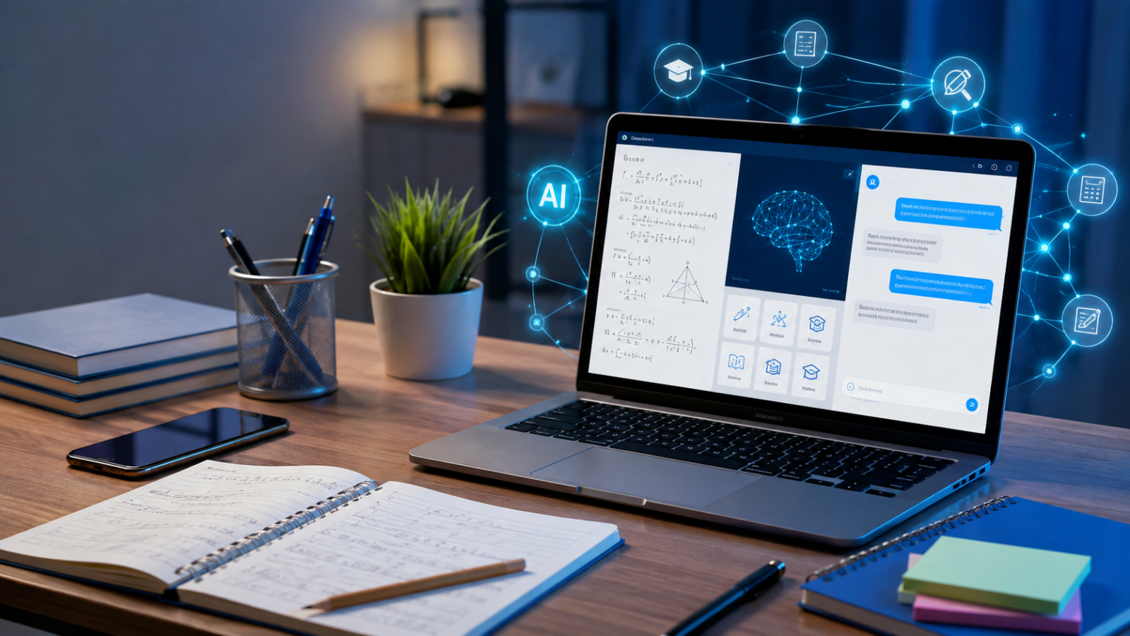AI homework tools helping students study and solve homework