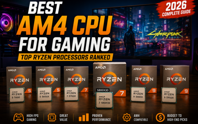 Best AM4 CPU for Gaming in 2026 : Ryzen Buying Guide