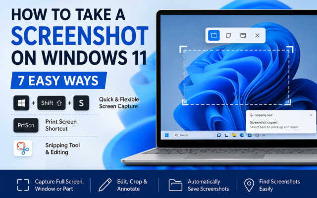 How to Take a Screenshot on Windows 11: 7 Easy Ways