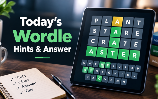 Today’s Wordle Hints & Answer – September 12, 2026