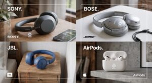 Collection of popular Bluetooth headphone models that may need model-specific resets