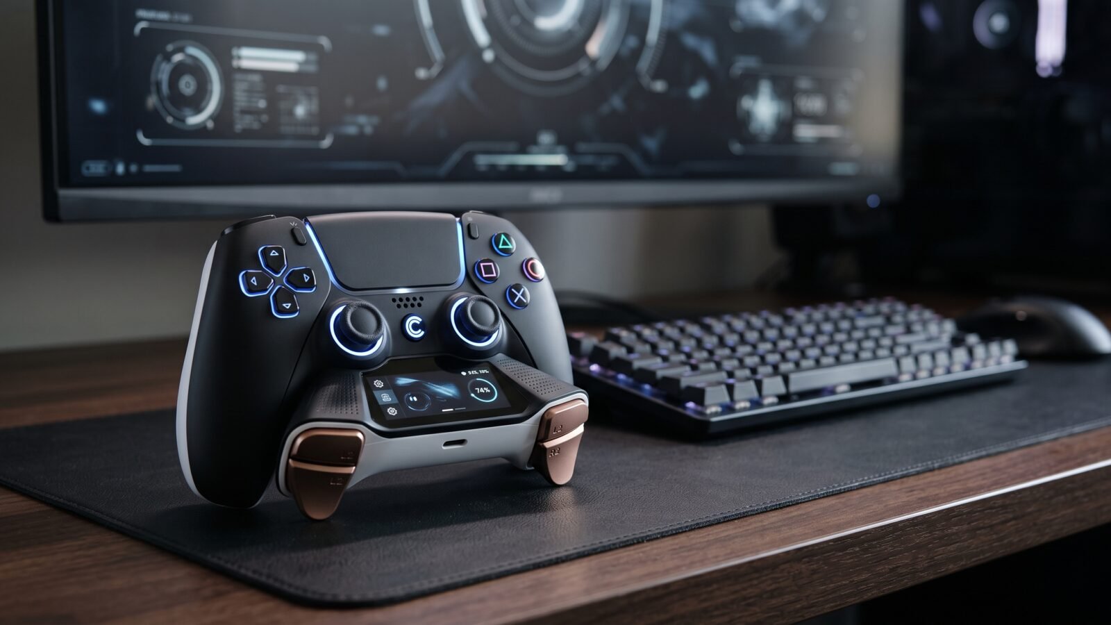 PS6 controller futuristic next-generation PlayStation concept